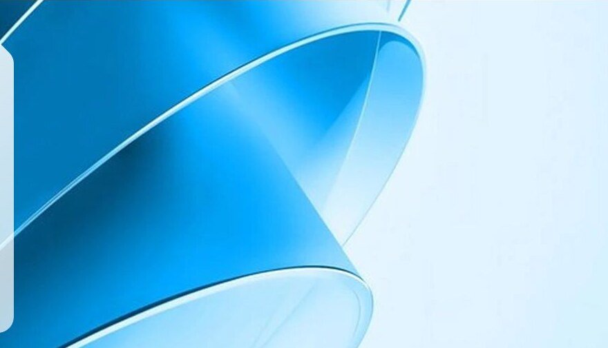 Abstract blue marketing visual
